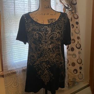 Style & co. Women Embellished T-Shirt